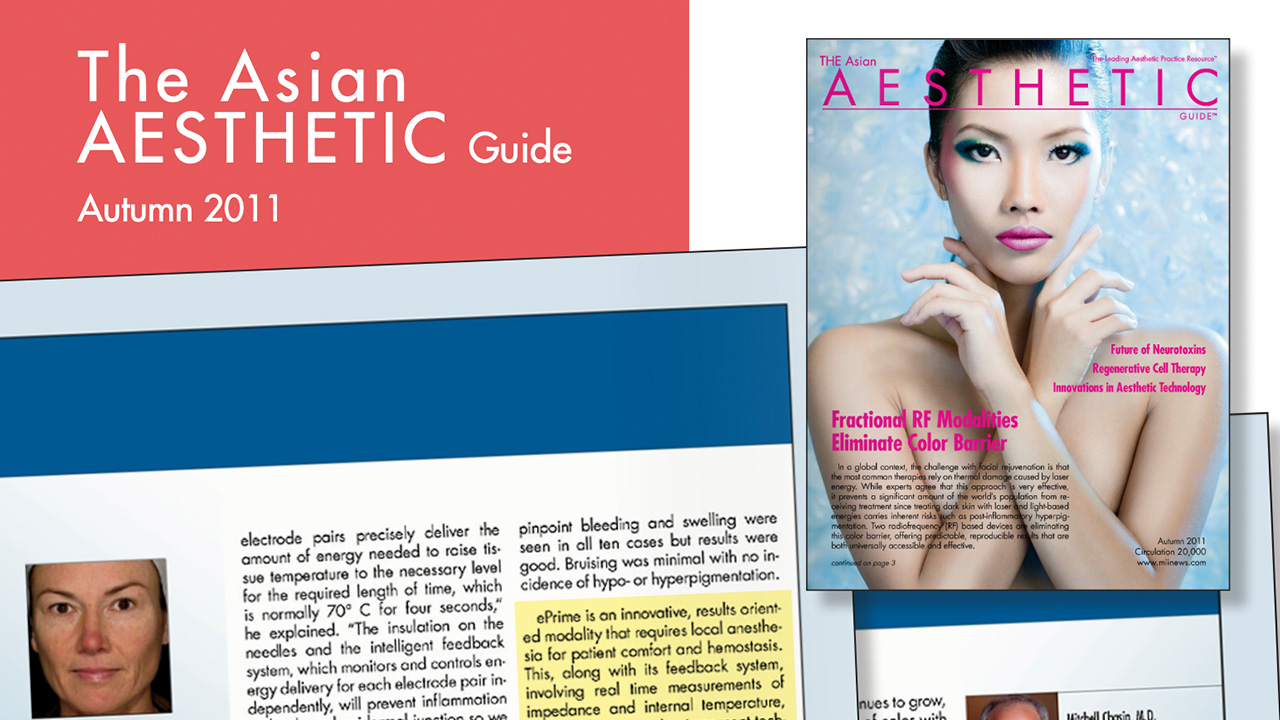 Asian Aesthetic Guide Autumn 2011 feature, Volume Enhancement with ePrime